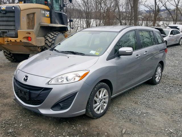 JM1CW2BL0D0150226 - 2013 MAZDA 5 GRAY photo 2