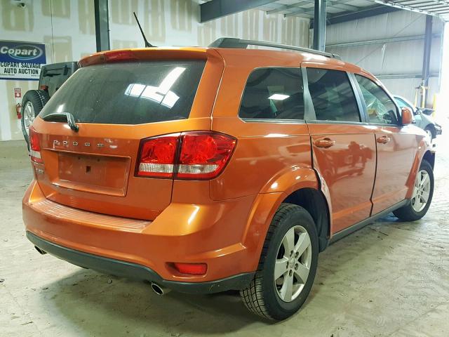 3D4PG1FG1BT562180 - 2011 DODGE JOURNEY MA ORANGE photo 4