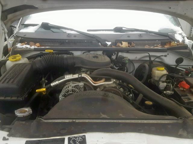 1B7GG26X0XS233871 - 1999 DODGE DAKOTA WHITE photo 7