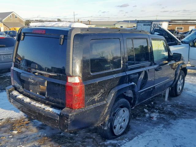 1J8HG48K36C337256 - 2006 JEEP COMMANDER BLACK photo 4