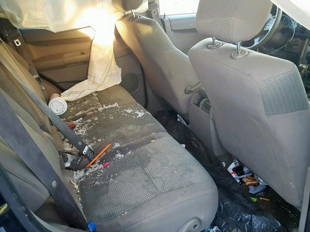 1J8HG48K36C337256 - 2006 JEEP COMMANDER BLACK photo 6