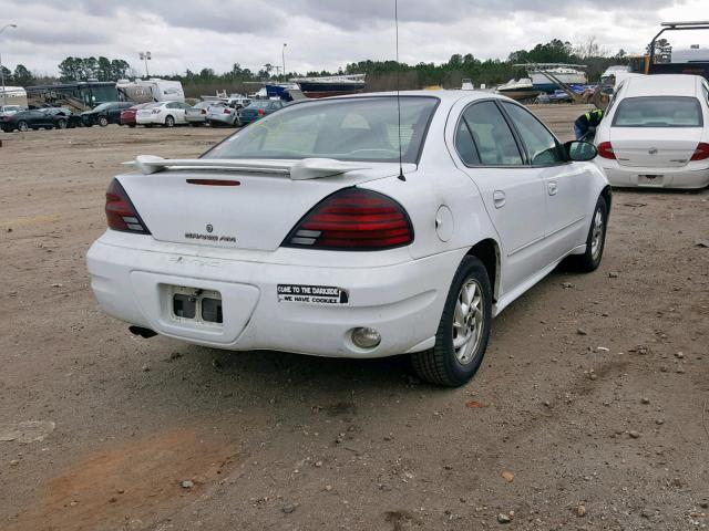 1G2NF52E24M687477 - 2004 PONTIAC GRAND AM S WHITE photo 4