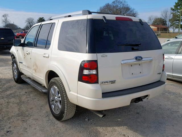 1FMEU658X7UB31933 - 2007 FORD EXPLORER L WHITE photo 3