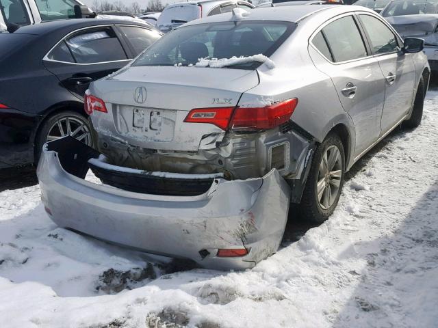 19VDE1F32DE400660 - 2013 ACURA ILX 20 SILVER photo 4