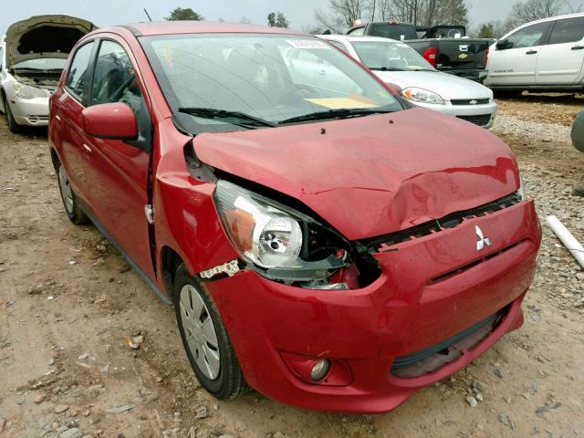 ML32A3HJ6FH050953 - 2015 MITSUBISHI MIRAGE DE RED photo 1