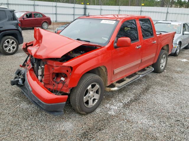1GCDSCFE0C8141382 - 2012 CHEVROLET COLORADO L RED photo 2