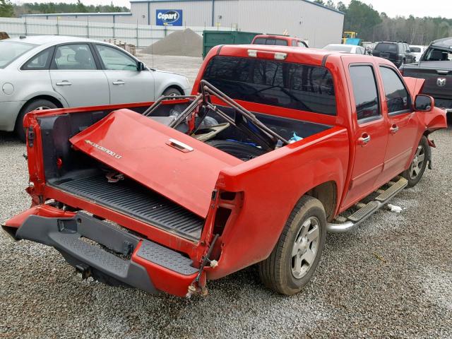 1GCDSCFE0C8141382 - 2012 CHEVROLET COLORADO L RED photo 4
