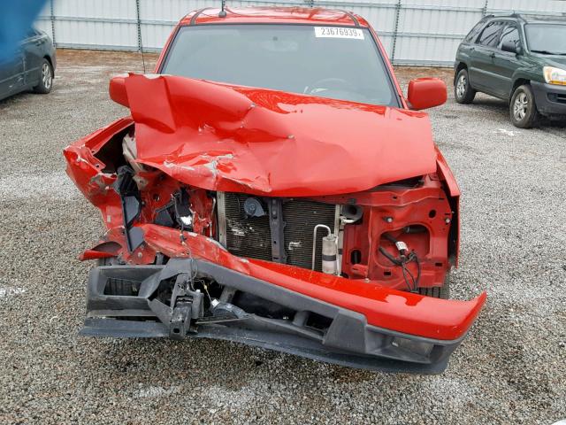 1GCDSCFE0C8141382 - 2012 CHEVROLET COLORADO L RED photo 9