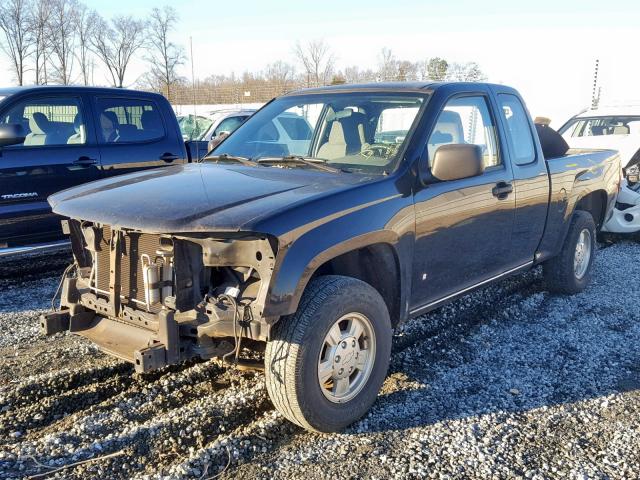 1GCCS199878176689 - 2007 CHEVROLET COLORADO BLACK photo 2