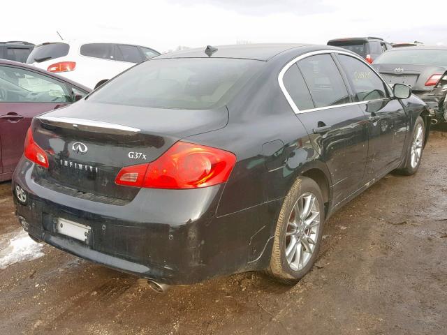 JN1CV6AR9CM976020 - 2012 INFINITI G37 BLACK photo 4