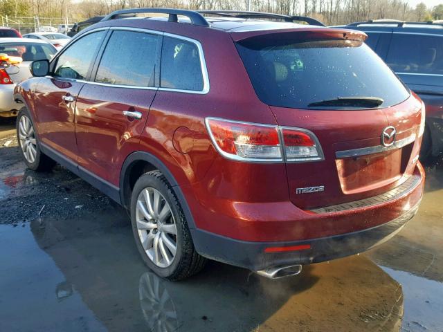 JM3TB38A680147786 - 2008 MAZDA CX-9 RED photo 3