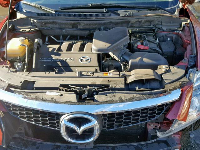 JM3TB38A680147786 - 2008 MAZDA CX-9 RED photo 7