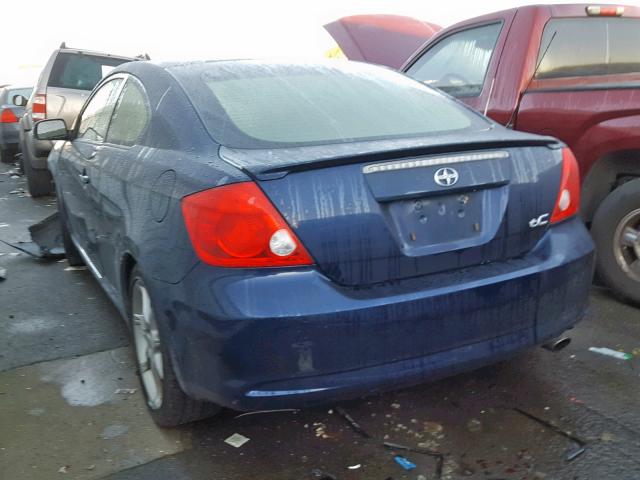 JTKDE167660097445 - 2006 TOYOTA SCION TC BLUE photo 3