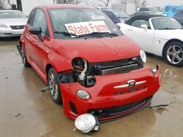 3C3CFFFH2CT185966 - 2012 FIAT 500 ABARTH RED photo 1