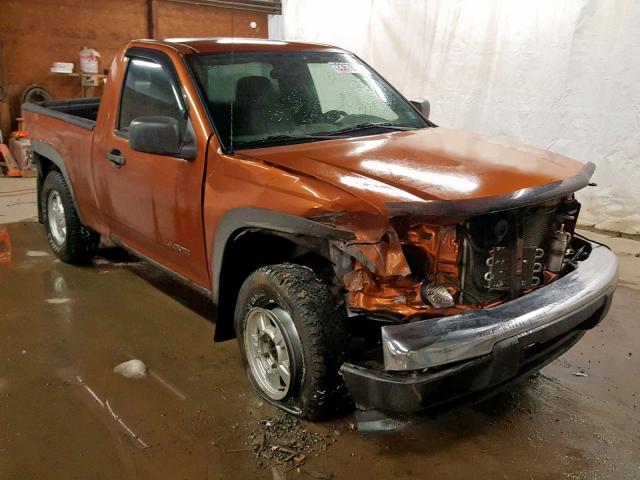 1GCDT148X58181759 - 2005 CHEVROLET COLORADO ORANGE photo 1