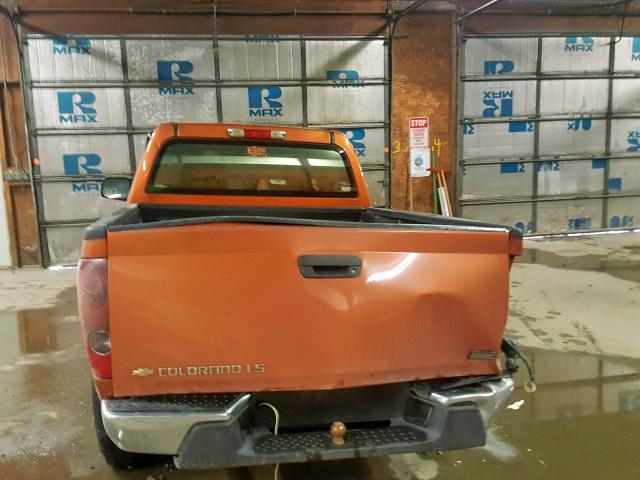 1GCDT148X58181759 - 2005 CHEVROLET COLORADO ORANGE photo 6