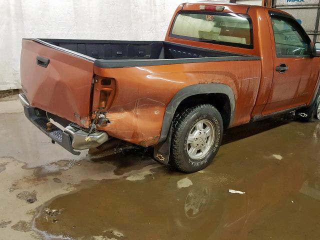 1GCDT148X58181759 - 2005 CHEVROLET COLORADO ORANGE photo 9