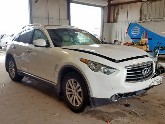 JN8CS1MW0DM173113 - 2013 INFINITI FX37 WHITE photo 1
