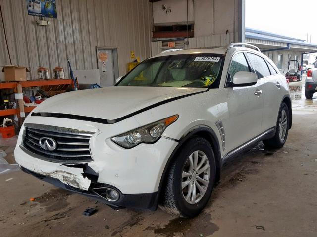 JN8CS1MW0DM173113 - 2013 INFINITI FX37 WHITE photo 2