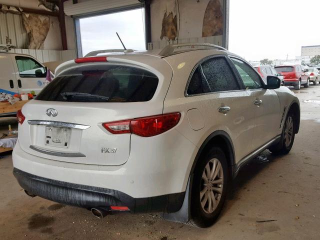 JN8CS1MW0DM173113 - 2013 INFINITI FX37 WHITE photo 4