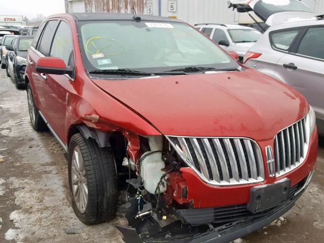 2LMDJ8JK4BBJ22620 - 2011 LINCOLN MKX RED photo 1