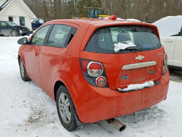 1G1JB6SH8C4118209 - 2012 CHEVROLET SONIC LS 橙色 照片 3