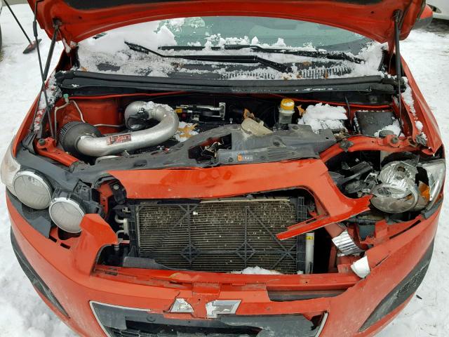 1G1JB6SH8C4118209 - 2012 CHEVROLET SONIC LS 橙色 照片 7