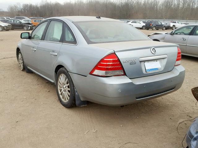 1MEHM42157G604146 - 2007 MERCURY MONTEGO PR 银色 照片 3