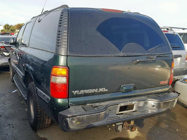 1GKFK16T71J248760 - 2001 GMC YUKON XL K GREEN photo 3