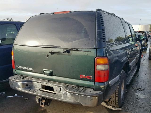 1GKFK16T71J248760 - 2001 GMC YUKON XL K GREEN photo 4