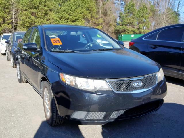 KNAFU4A27A5201739 - 2010 KIA FORTE EX BLACK photo 1