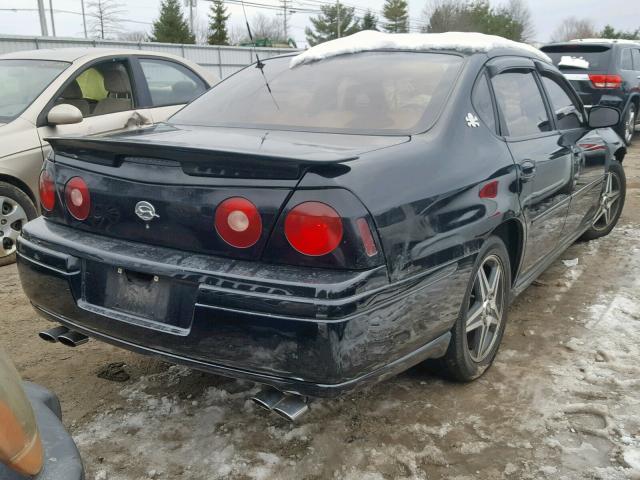 2G1WP551249187315 - 2004 CHEVROLET IMPALA SS BLACK photo 4