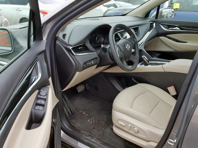 5GAEVAKW6KJ177360 - 2019 BUICK ENCLAVE ES BROWN photo 9