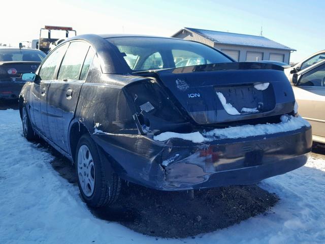 1G8AJ52F34Z159347 - 2004 SATURN ION LEVEL BLACK photo 3