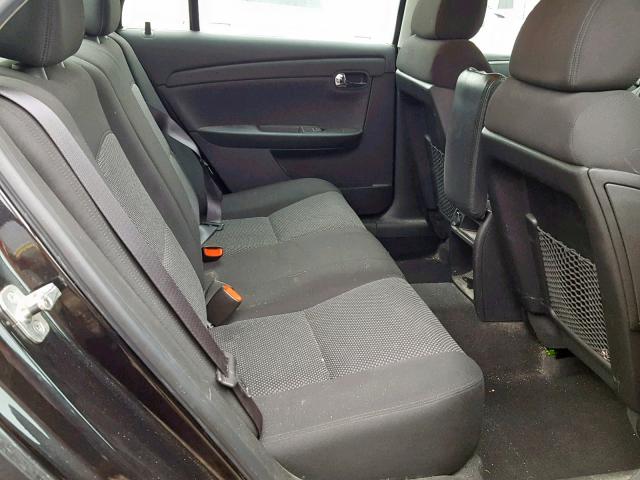 1G1ZH57B894208890 - 2009 CHEVROLET MALIBU 1LT BLACK photo 6