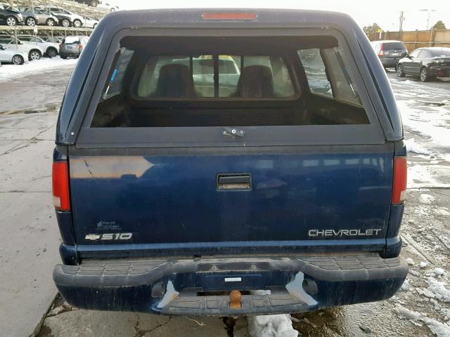 1GCCS1447XK200835 - 1999 CHEVROLET S TRUCK S1 BLUE photo 6