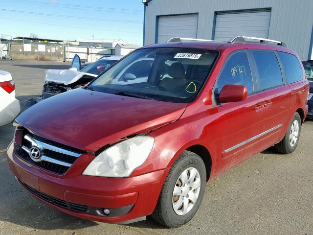 KNDMC233076028138 - 2007 HYUNDAI ENTOURAGE RED photo 2