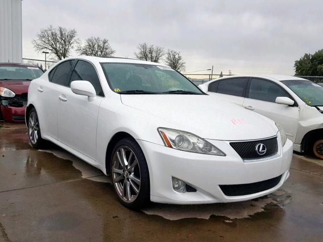 JTHBE262X82015327 - 2008 LEXUS IS 350 WHITE photo 1