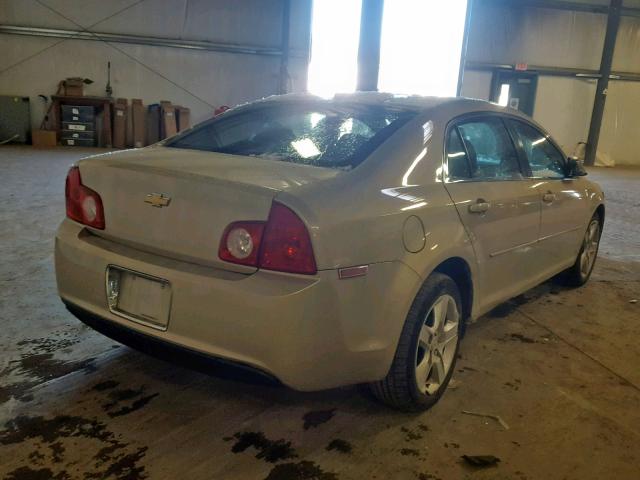 1G1ZB5EB9AF262518 - 2010 CHEVROLET MALIBU LS 银色 照片 4