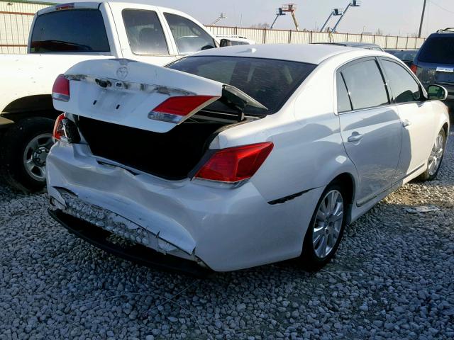 4T1BK3DB8BU391132 - 2011 TOYOTA AVALON BAS Սպիտակ լուսանկար 4