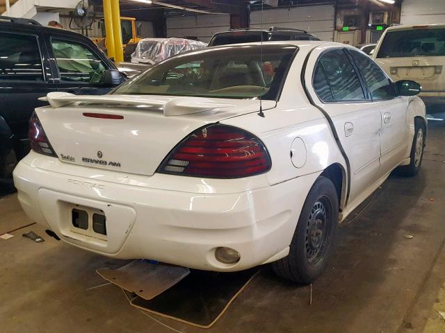 1G2NE52E75M131542 - 2005 PONTIAC GRAND AM S 白色 照片 4
