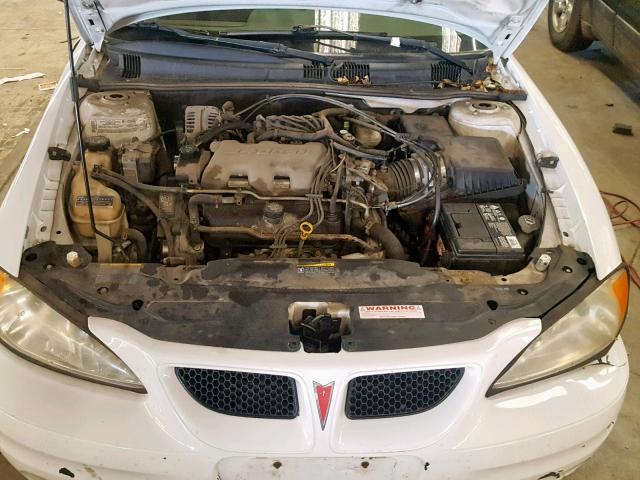 1G2NE52E75M131542 - 2005 PONTIAC GRAND AM S 白色 照片 7