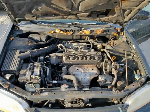 1HGCF86641A059796 - 2001 HONDA ACCORD VAL GREEN photo 7