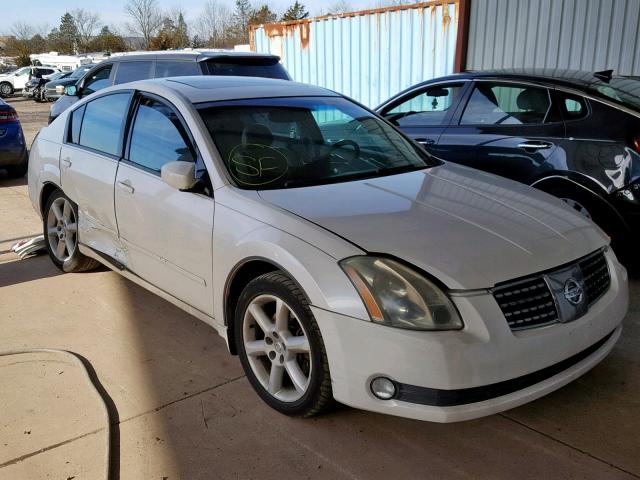 1N4BA41E64C890618 - 2004 NISSAN MAXIMA SE WHITE photo 1