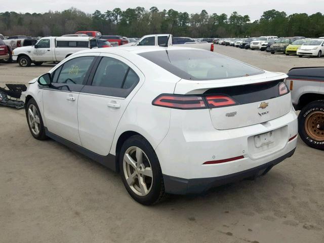 1G1RB6E4XEU166566 - 2014 CHEVROLET VOLT WHITE photo 3