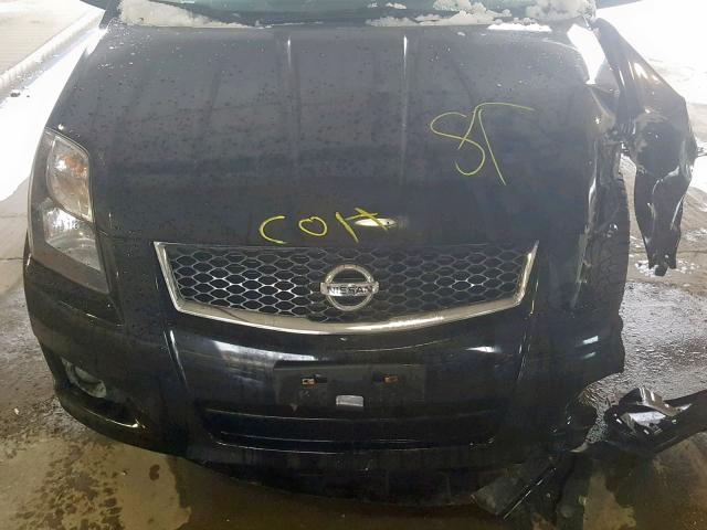 3N1AB6AP2CL645840 - 2012 NISSAN SENTRA 2.0 BLACK photo 7