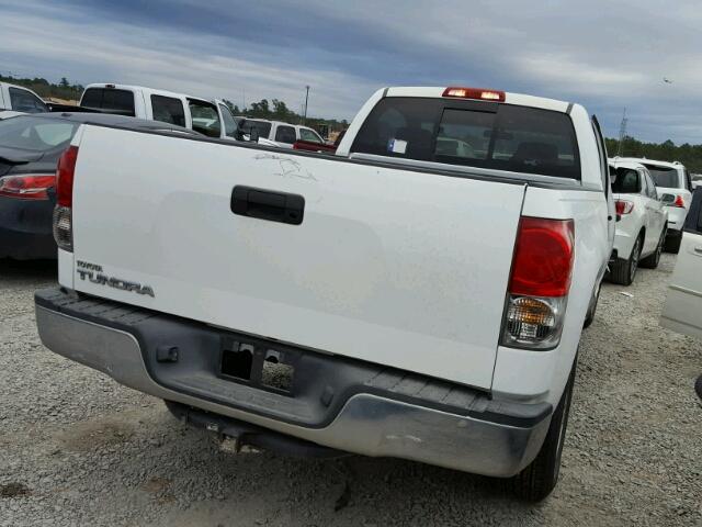 5TFLU52127X002175 - 2007 TOYOTA TUNDRA WHITE photo 4