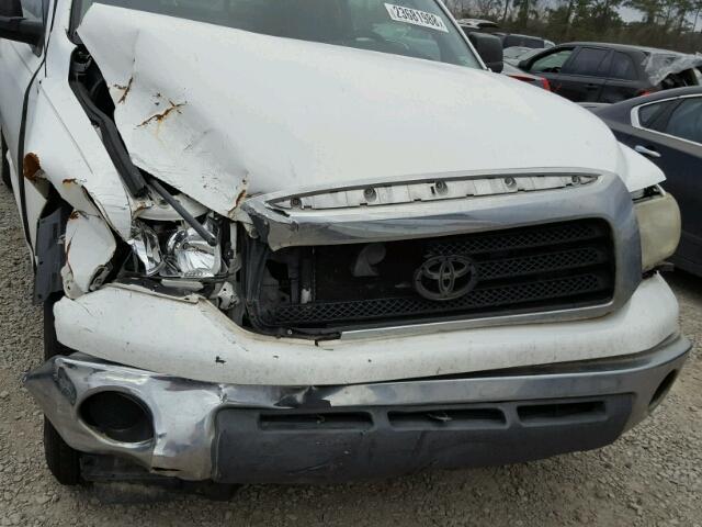 5TFLU52127X002175 - 2007 TOYOTA TUNDRA WHITE photo 7