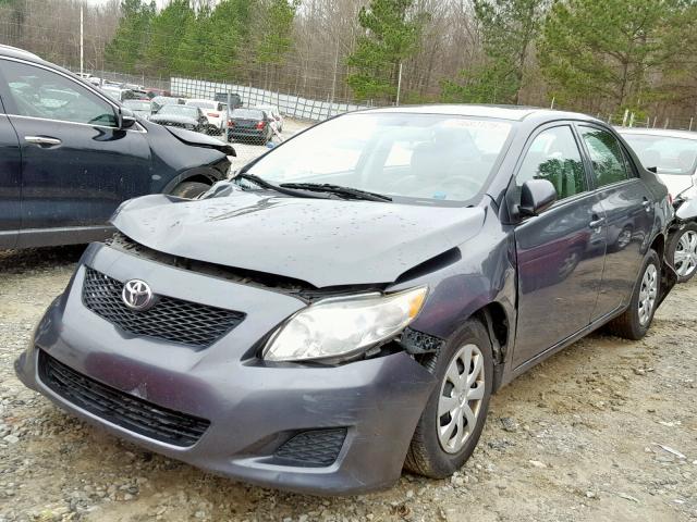 1NXBU4EE4AZ233233 - 2010 TOYOTA COROLLA BA BLACK photo 2