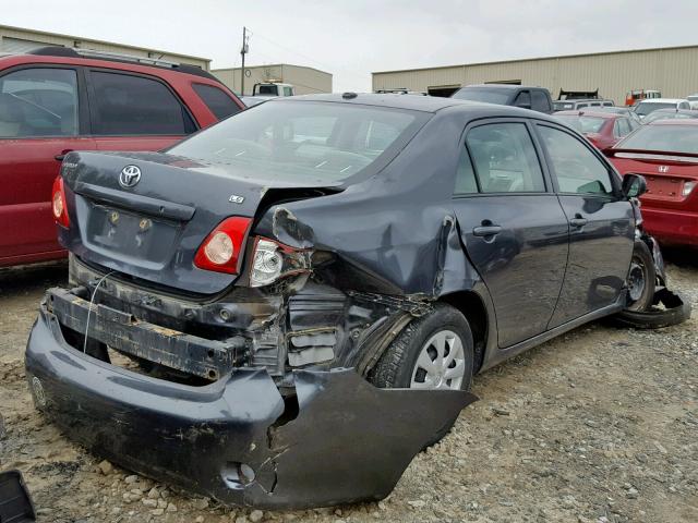 1NXBU4EE4AZ233233 - 2010 TOYOTA COROLLA BA BLACK photo 4